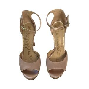 Sam Edelman Blush Satin Heels